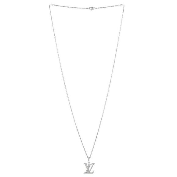 Louis Vuitton LV Idylle Blossom Pendant Necklace 18K White Gold and Diamonds - - Picture 3 of 4